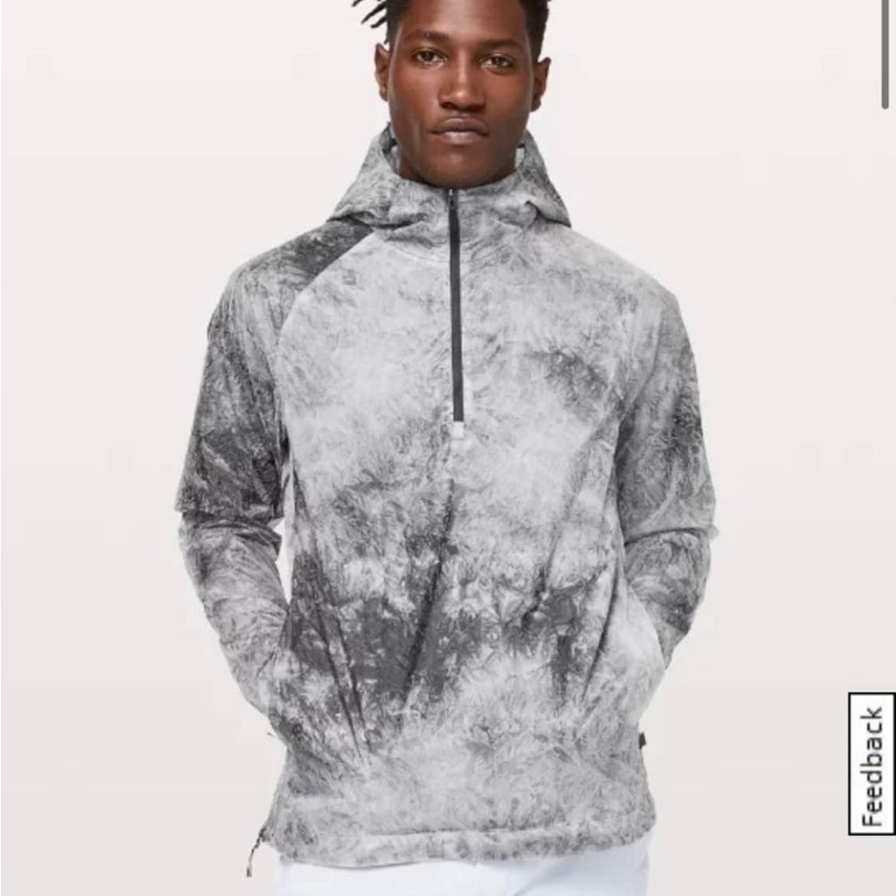 Lululemon Lab Flecte Half Zip hoodie reflective